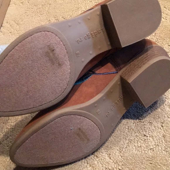 Brand new. Floral boho angle booties - Picture 3 of 3